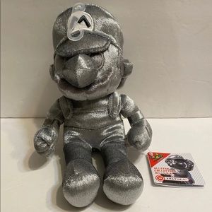Official San-ei Metal Mario Super Mario Plush 9” H